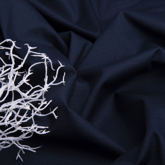 Ripstop Spandex Coat Fabric 240 №4023 Dark Blue, фото 3