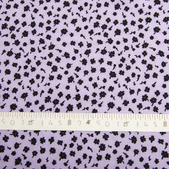 Dress fabric Super Soft дрібноцвіт бузок, фото 4
