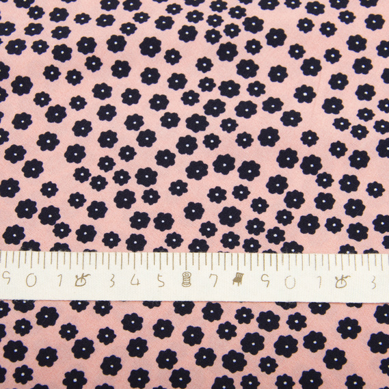 Ткань плательная Super Soft дрібноцвіт персик, фото 4