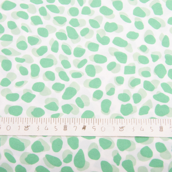 Ткань плательная Super Soft камінці зелені, фото 4