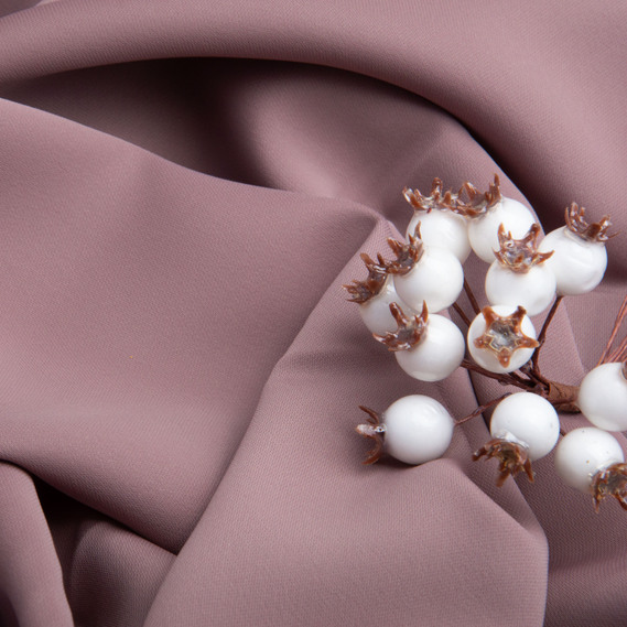 Тканина плательна Wave crep,150 см, для одягу, суконь, костюмів, спідниць св/мокко, фото 3