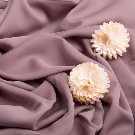 Тканина плательна Wave crep,150 см, для одягу, суконь, костюмів, спідниць св/мокко, фото 4