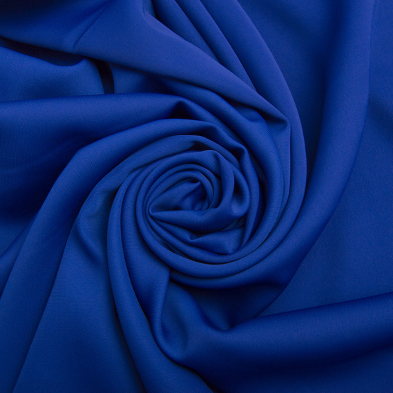 Wave crepe dress fabric, 150 cm wide, suitable for clothing, dresses, suits, and skirts індіго, фото 1 Wave crepe dress fabric, 150 cm wide, suitable for clothing, dresses, suits, and skirts індіго, фото 1