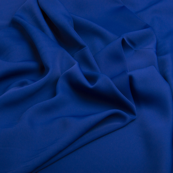 Wave crepe dress fabric, 150 cm wide, suitable for clothing, dresses, suits, and skirts індіго, фото 2 Wave crepe dress fabric, 150 cm wide, suitable for clothing, dresses, suits, and skirts індіго, фото 2