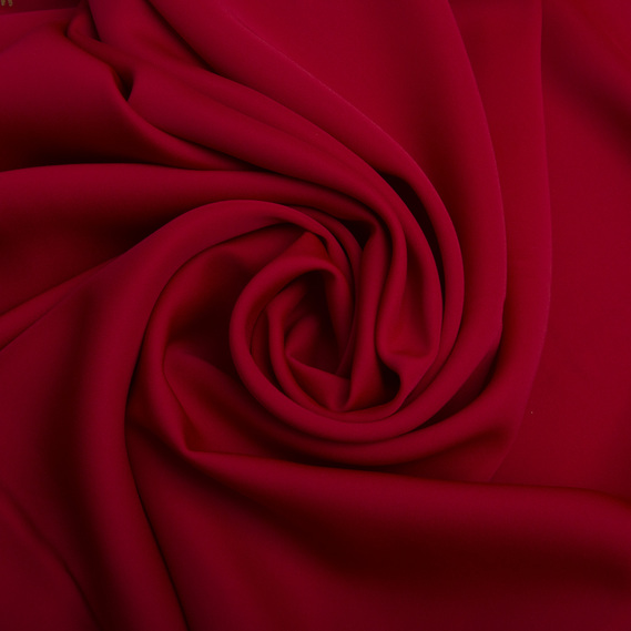 Тканина плательна Wave crep,150 см, для одягу, суконь, костюмів, спідниць гранат, фото 1 Тканина плательна Wave crep,150 см, для одягу, суконь, костюмів, спідниць гранат, фото 1