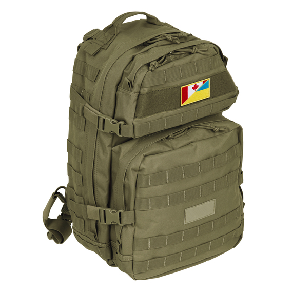 Набір шевронів 2 шт з липучкою Прапор Україна та Канади 5х8 см, вишитий патч нашивка шеврон, фото 7