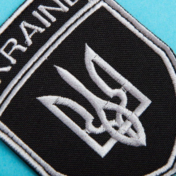 Chevron on Velcro Trident UKRAINE 7x9 cm, фото 4