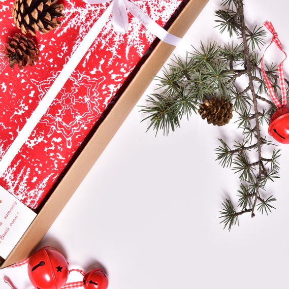 Скатерть Новогодняя 170х260 см с водоотталкивающей пропиткой праздничная хлопок хвоя червона, фото 6 Скатерть Новогодняя 170х260 см с водоотталкивающей пропиткой праздничная хлопок хвоя червона, фото 6