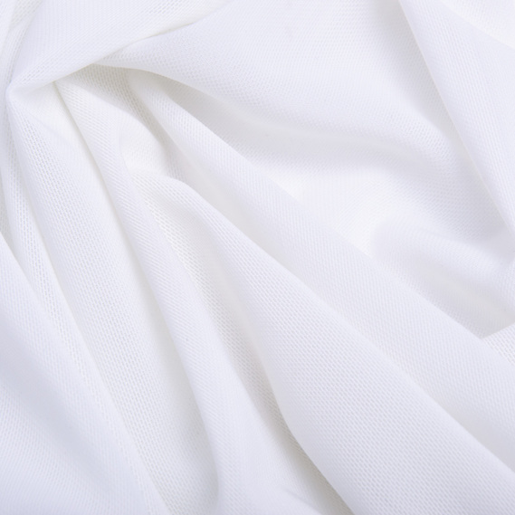 Ткань сетка стрейч плотная молоко, фото 2