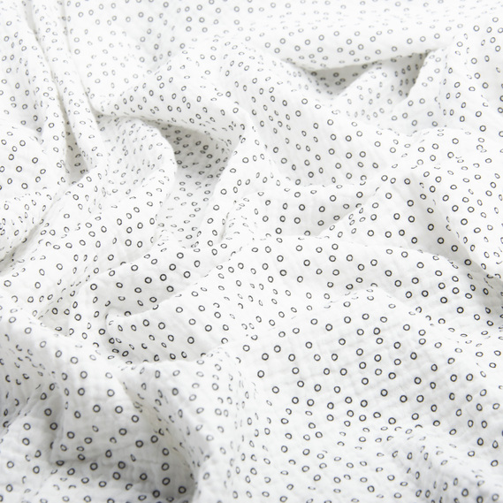 Two-Layer Cotton Muslin Fabric for Summer Clothing and Home Textiles двошарова кружальця, фото 2 Two-Layer Cotton Muslin Fabric for Summer Clothing and Home Textiles двошарова кружальця, фото 2