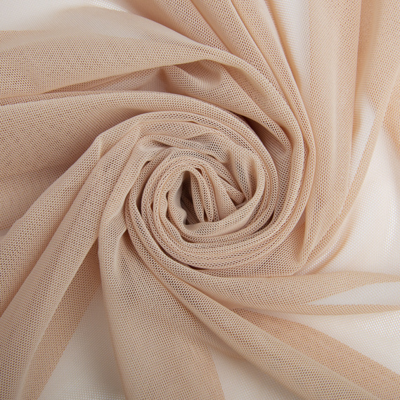 The fabric is stretch mesh беж, фото 1