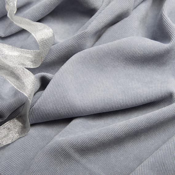 Тканина вельвет Кентуккі V-26(1093)св/сірий, фото 3