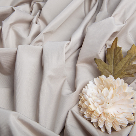 Ткань плащевая однотонная V-1272 св/беж, фото 3 Ткань плащевая однотонная V-1272 св/беж, фото 3