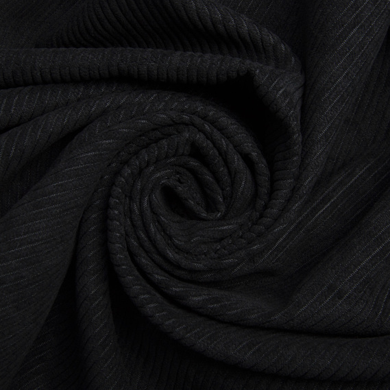 Тканина вельвет Manchester V-1001 чорний, фото 1