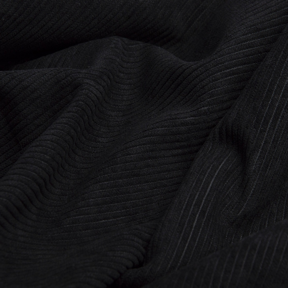 Тканина вельвет Manchester V-1001 чорний, фото 2