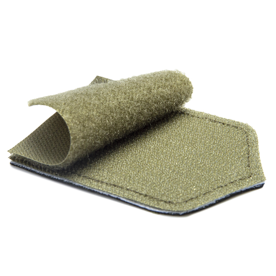 Набір шевронів 2 шт з липучкою Герб Тризуб України 6х8 жовтий на синьому, вишитий патч, фото 7