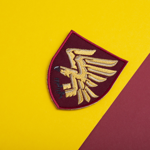 Шеврон нашивка на липучке 95 Бригада бордо 8х9,5 см, вышитый патч, фото 8 Шеврон нашивка на липучке 95 Бригада бордо 8х9,5 см, вышитый патч, фото 8