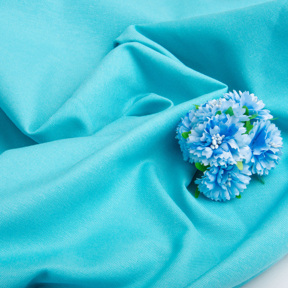 Ткань декоративная хлопок с водоотталкивающей пропиткой, 180 см, 215 гр/м2, для скатертей, штор, декора DRM-2925 бірюза, фото 4 Ткань декоративная хлопок с водоотталкивающей пропиткой, 180 см, 215 гр/м2, для скатертей, штор, декора DRM-2925 бірюза, фото 4