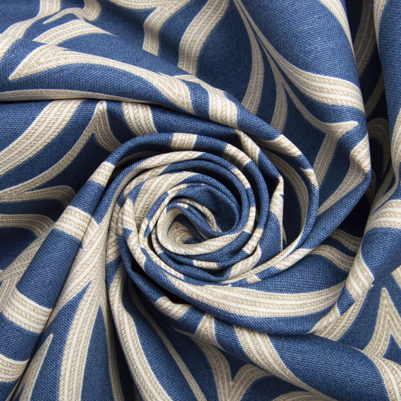 Тканина декоративна Візерунок з водовідштовхувальним просоченням V-28 синя, фото 1 Тканина декоративна Візерунок з водовідштовхувальним просоченням V-28 синя, фото 1