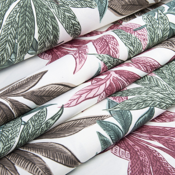 Тканина декоративна бавовняна Прем`єр Амазонка V-002 фрез зелений, фото 3