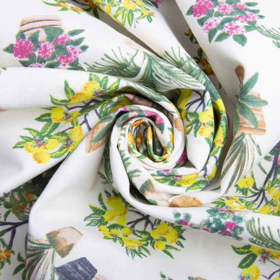 Тканина декоративна Гарден бавовна з водовідштовхувальним просоченням для скатертин, штор, декору V-01, фото 1 Тканина декоративна Гарден бавовна з водовідштовхувальним просоченням для скатертин, штор, декору V-01, фото 1