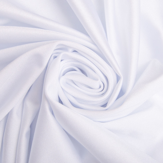 Тканина біфлекс блиск однотонний V-2 (1002) білий, фото 1
