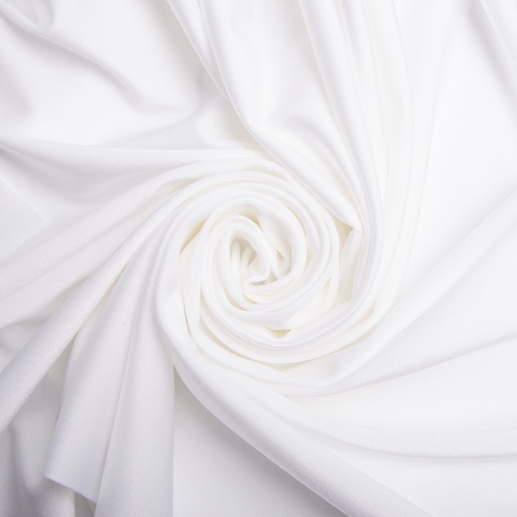 Тканина біфлекс блиск однотонний V-3(1003) молоко, фото 1