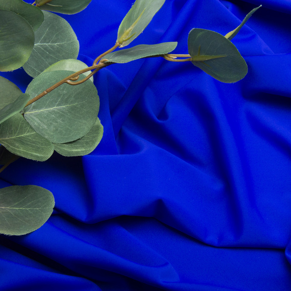 The fabric is matte solid-colored spandex V-16(1029) електрик, фото 3