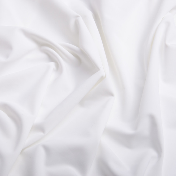 The fabric is matte solid-colored spandex V-2(1002) білий, фото 2