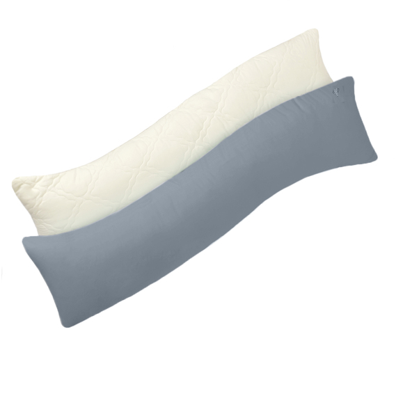 Наволочка для подушки S-Form IDEIA 40х130 см з блискавкою сатин бавовна графіт, фото 1 Наволочка для подушки S-Form IDEIA 40х130 см з блискавкою сатин бавовна графіт, фото 1