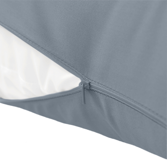 Наволочка для подушки S-Form IDEIA 40х130 см з блискавкою сатин бавовна графіт, фото 3 Наволочка для подушки S-Form IDEIA 40х130 см з блискавкою сатин бавовна графіт, фото 3