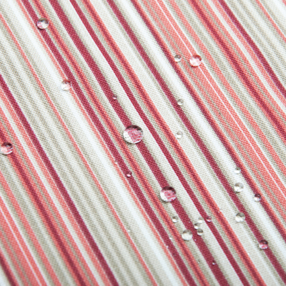 Тканина декоративна Смуги бавовна з водовідштовхувальним просоченням для скатертин, штор, декору V-068 бежева червона бордо, фото 4 Тканина декоративна Смуги бавовна з водовідштовхувальним просоченням для скатертин, штор, декору V-068 бежева червона бордо, фото 4