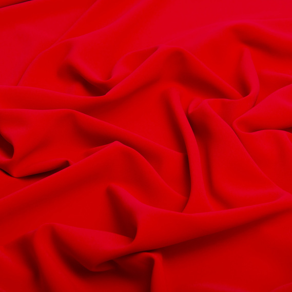 Ткань шифон стрейч MURANO V-27 червоний, фото 2 Ткань шифон стрейч MURANO V-27 червоний, фото 2