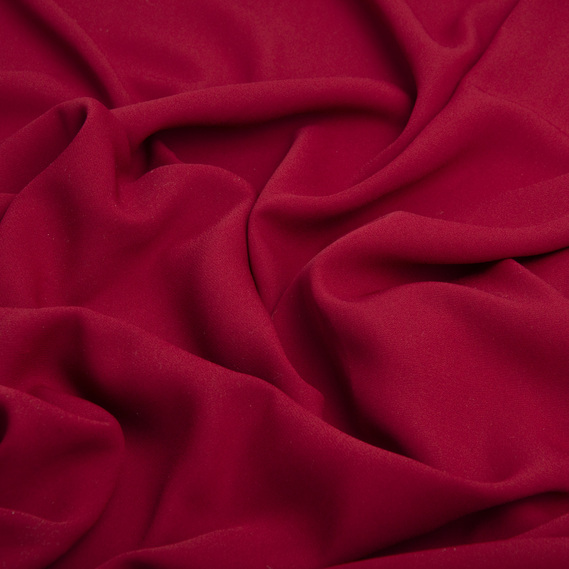 Тканина шифон креп 150 см 140 гр/м2 легка, повітряна, матова, для суконь, спідниць, блузок, дитячого одягу вишня , фото 2