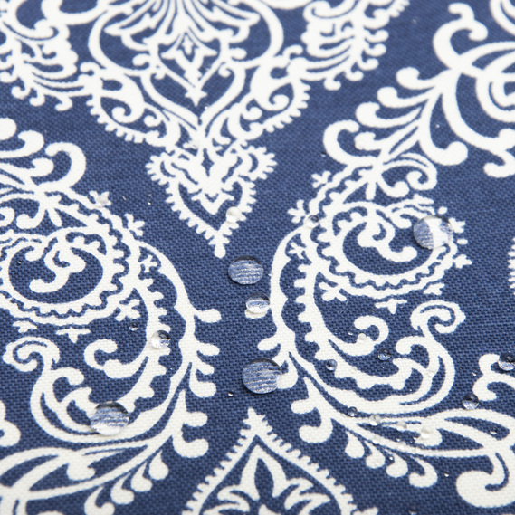 Decorative fabric with water-repellent impregnation V-006 темно синя, фото 4