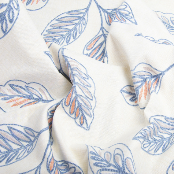 Fabric decorative cotton Premier Гілочка V-003 синя, фото 2
