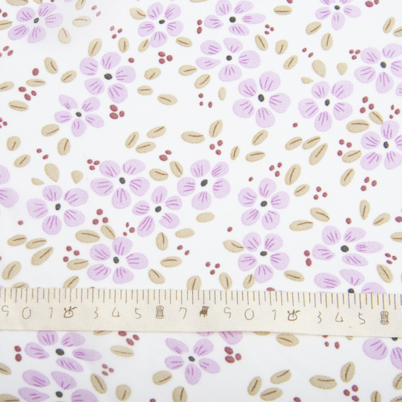 Ткань плательная шифон Марічка білий, фото 4