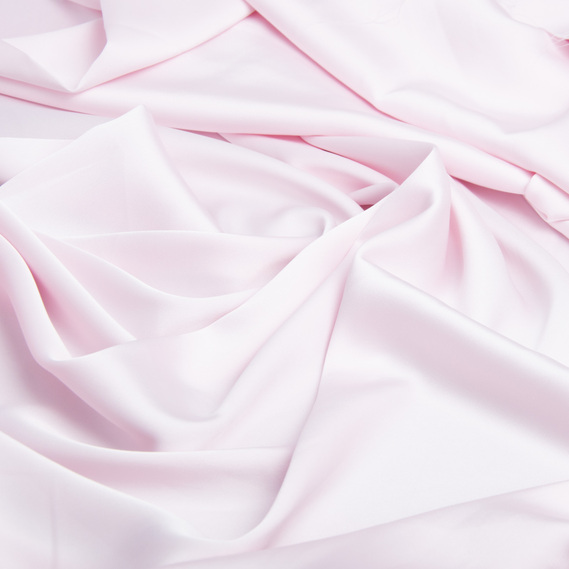 Ткань шелк сатин Armani 145 см 98 гр/м2 для вечерних платьев, блуз, атласная, шелковая рожева пастель, фото 2