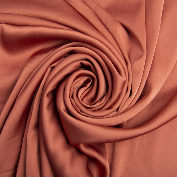 Armani Silk Satin Fabric V-109 мідь, фото 1 Armani Silk Satin Fabric V-109 мідь, фото 1