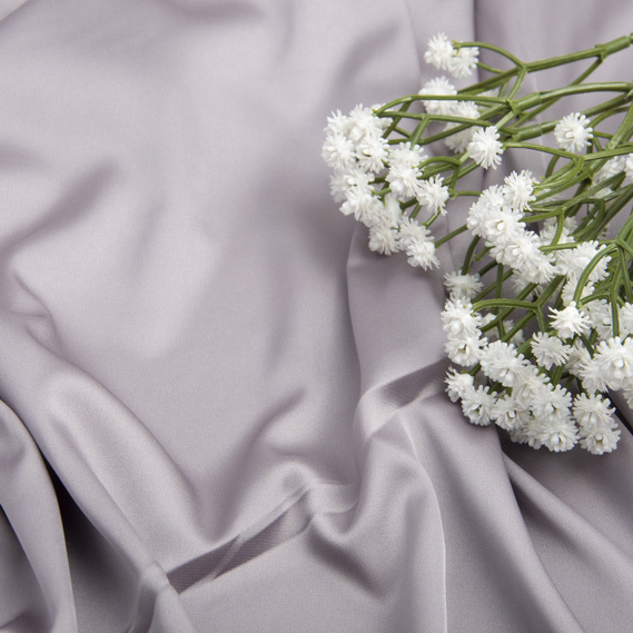 Тканина шовк сатин Armani 145 см 98 гр/м2, блискуча тканина для вечірніх суконь, блуз атласна, шовкова V-15 сірий, фото 3 Тканина шовк сатин Armani 145 см 98 гр/м2, блискуча тканина для вечірніх суконь, блуз атласна, шовкова V-15 сірий, фото 3