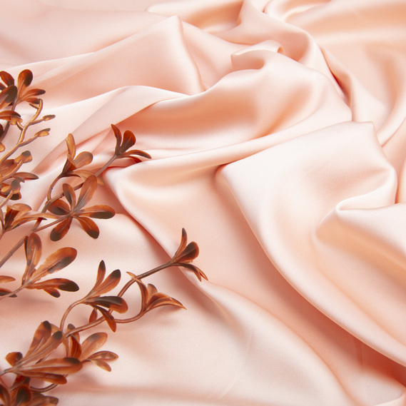 Armani Silk Satin Fabric персик, фото 3 Armani Silk Satin Fabric персик, фото 3
