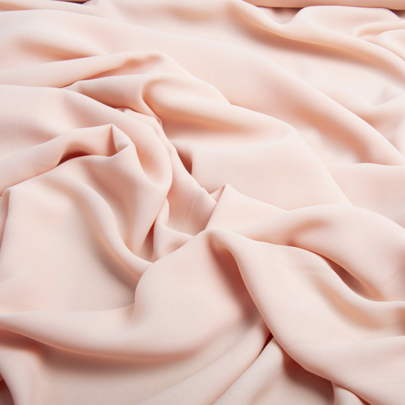 Chiffon crepe fabric 150 cm lightweight, airy, matte, for dresses, skirts, blouses, children’s clothing персик, фото 2 Chiffon crepe fabric 150 cm lightweight, airy, matte, for dresses, skirts, blouses, children’s clothing персик, фото 2