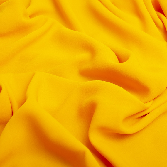 Ткань шифон креп 150 см 140 гр/м2 легкая, воздушная, матовая, для платьев, юбок, блуз, детской одежды жовтий, фото 2 Ткань шифон креп 150 см 140 гр/м2 легкая, воздушная, матовая, для платьев, юбок, блуз, детской одежды жовтий, фото 2