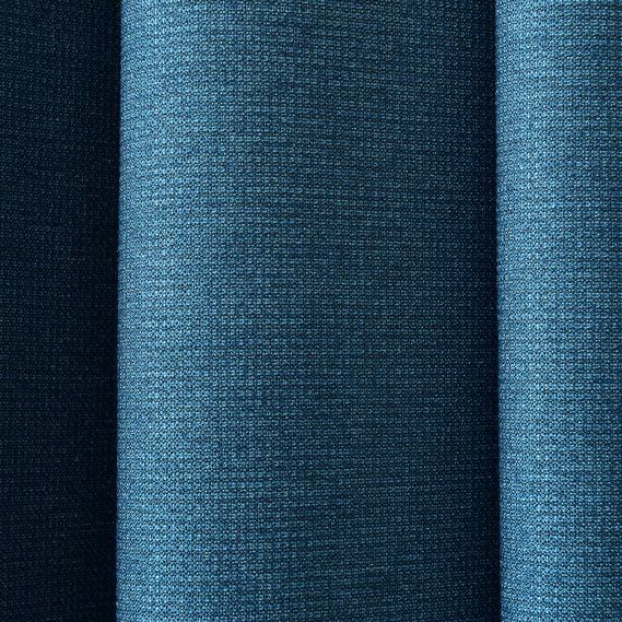 Тканина портьєрна однотонна Naturel  V-117 бірюза, фото 2