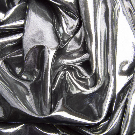 Silk Parcha (Parchment) Laser Fabric срібло , фото 2