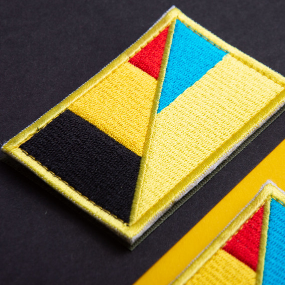 Набір шевронів 2 шт з липучкою Прапор України та Бельгії 5х8 см, фото 5 Набір шевронів 2 шт з липучкою Прапор України та Бельгії 5х8 см, фото 5