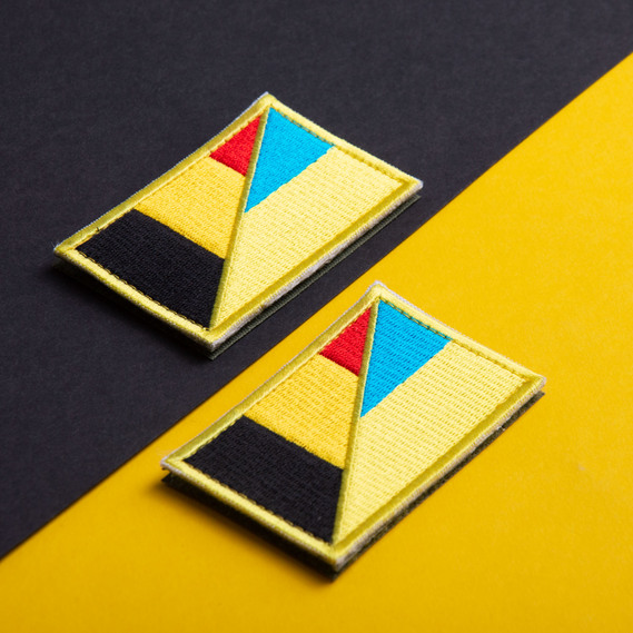 Набір шевронів 2 шт з липучкою Прапор України та Бельгії 5х8 см, фото 7 Набір шевронів 2 шт з липучкою Прапор України та Бельгії 5х8 см, фото 7