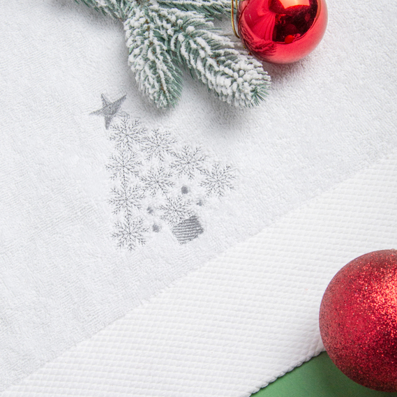Set of towels 2 pcs terry with embroidery and waffle 50*90 cm ялинка, фото 1 Set of towels 2 pcs terry with embroidery and waffle 50*90 cm ялинка, фото 1