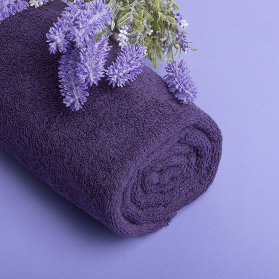 Terry towel 50x90 cm Natalie pl 360 g/m2 фіолет, фото 4