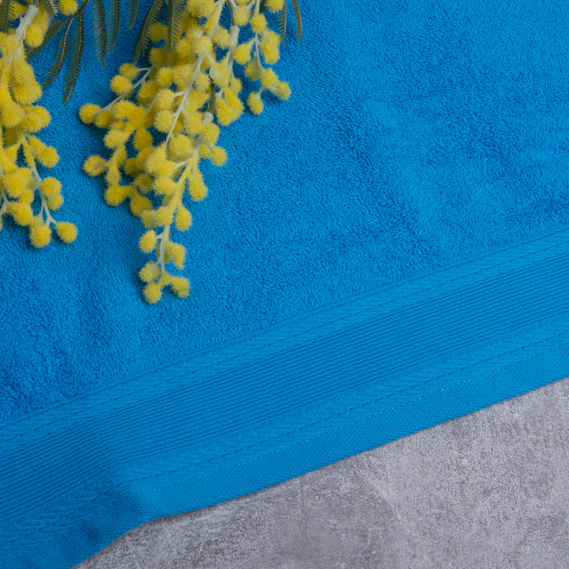 Terry towel 50x90 cm Natalie pl 360 g/m2 бірюза, фото 5